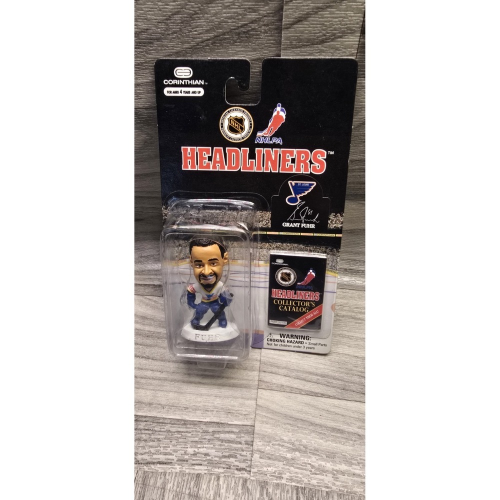 1997 NHL Corinthian Headliners Grant Fuhr St Louis Blues Action Figure